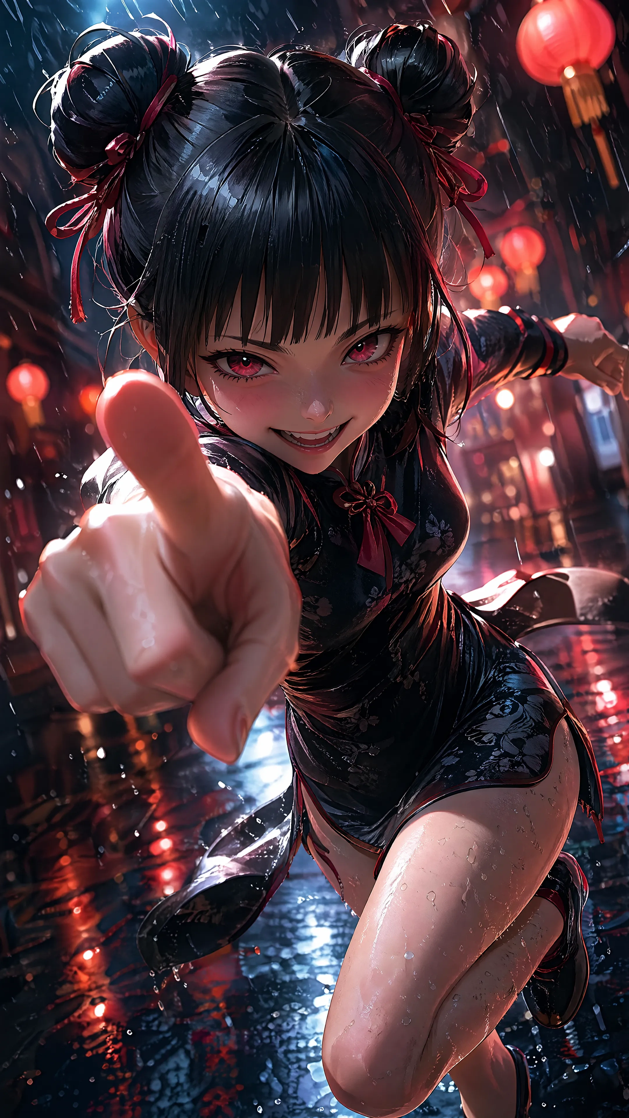 Anime-style cinematic action illustration generated by gpt-image-2 on elserip
